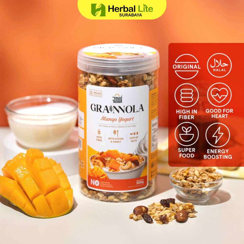 

Timur Tengah Grainnola 500gr Granola Varian Rasa Mango Yogurt Premium Original