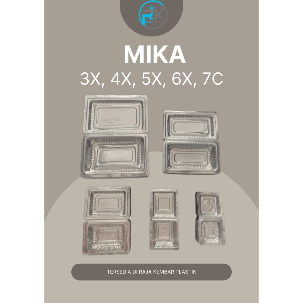 MIKA PLASTIK 3X 4X 5X 6X 7C MERK GOSYEN PER PACK ISI 50