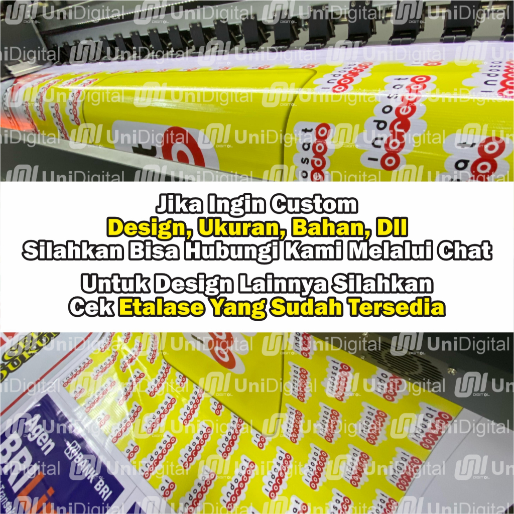 Kaloona.Shop Banner / Spanduk Backdrop Brilink Custom Ukuran