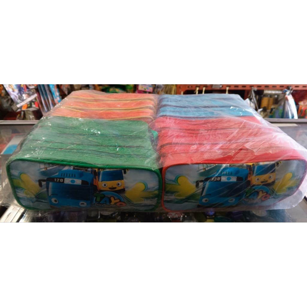 

kotak pensil bahan kain tas besar bagus murah 12 pcs/1 lusin