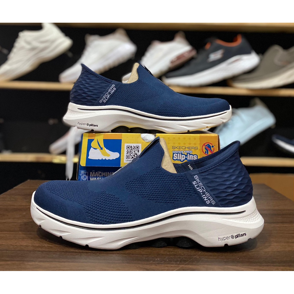 Skechers GO WALK 7 216641 NVY Mens size 45(29.5cm)(3)  Made in Vietnam