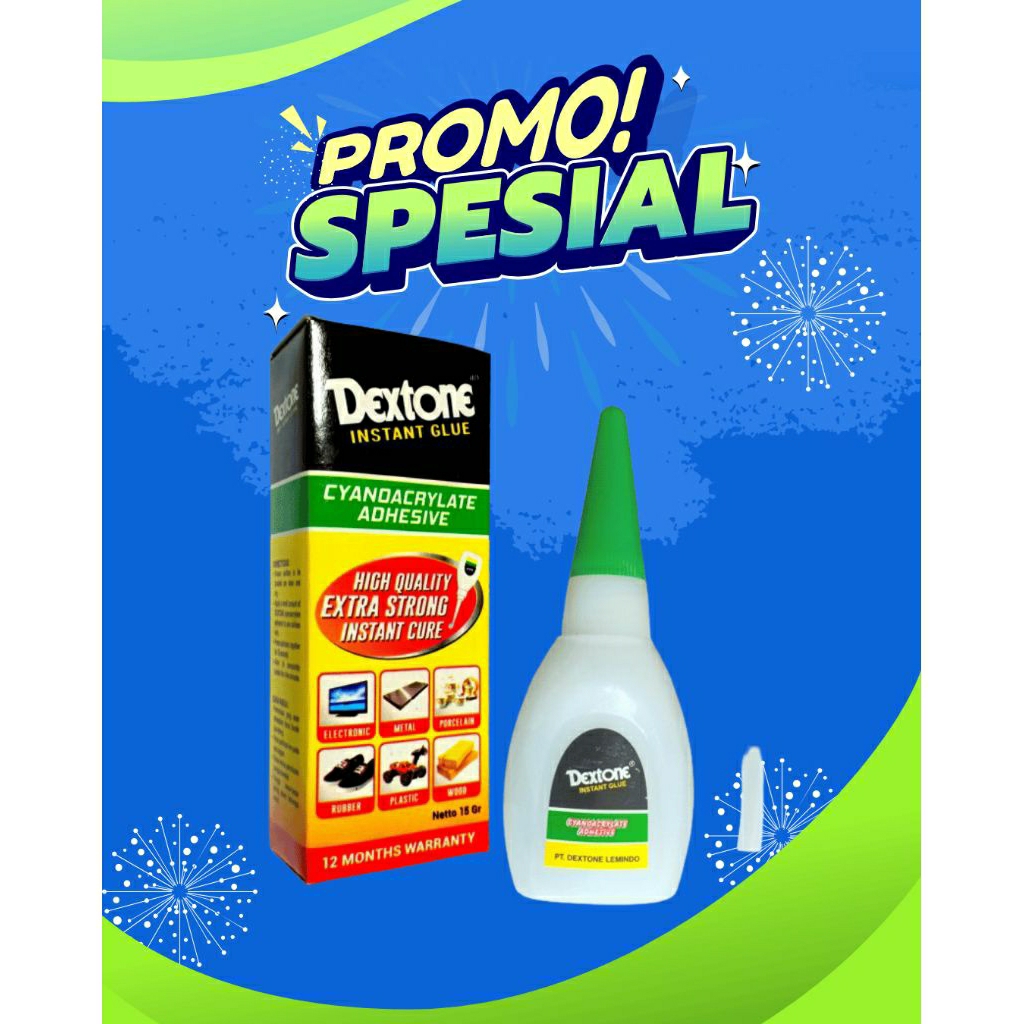 Lem Korea Dextone Original - Lem Serbaguna Kuat untuk Plastik Cepat Kering