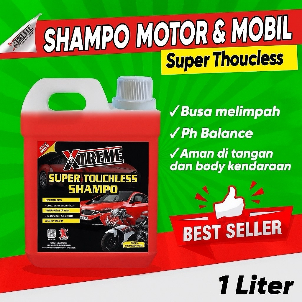 SHAMPOO MOTOR DAN MOBIL TOUCHLESS