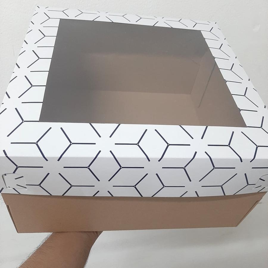 

Box Mika Pudding Motif Mozaik Putih Hitam Kardus Kue Ulang Tahun Dus Bolu Brownies Chiffon Ukuran 30x30 cm