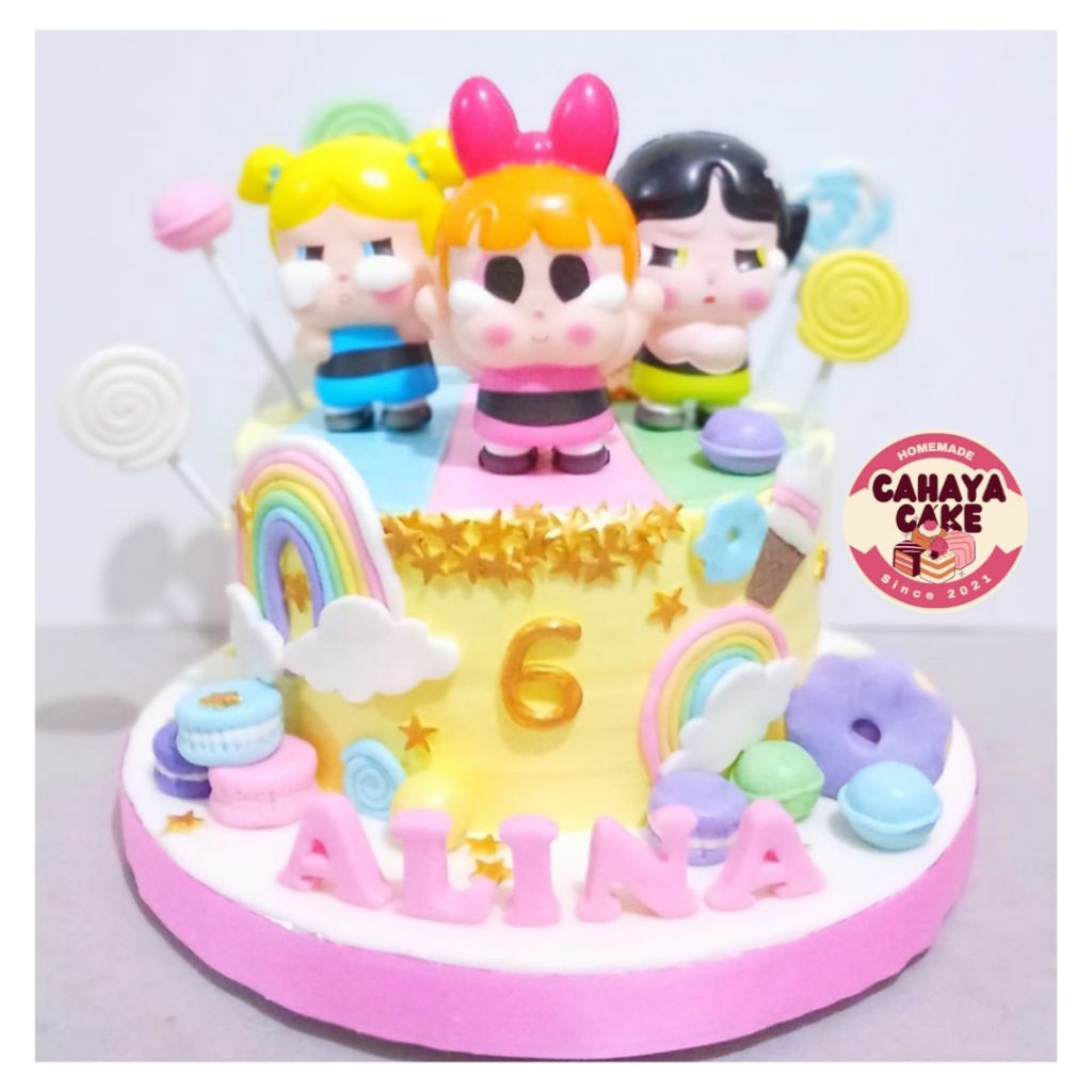

Power Puff Girl Custom Cake / Kue Ulang Tahun Anak Perempuan