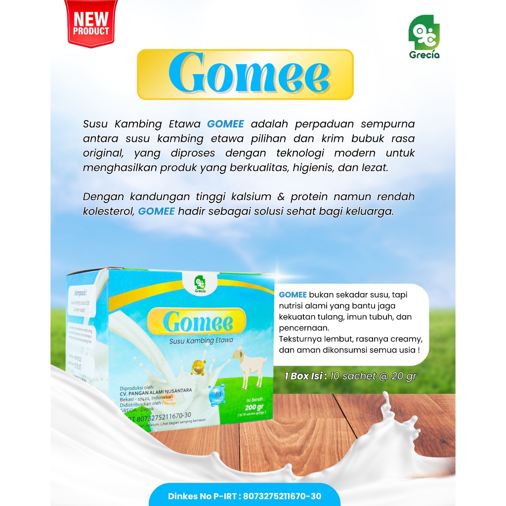 

SUSU KAMBING ETAWA GOMEE / SUSU KAMBING / ENAK / SUSU SEHAT