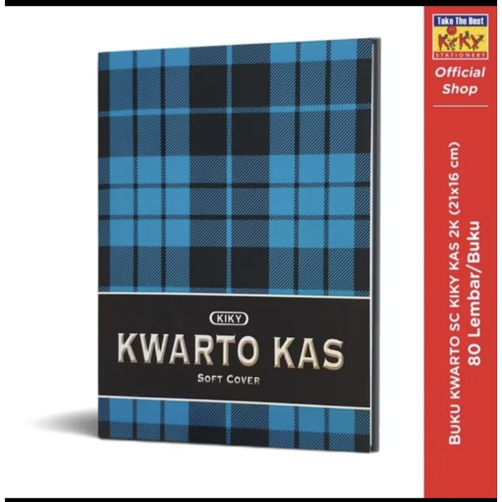 

Kwarto kas kiky isi 80 lembar (soft cover)