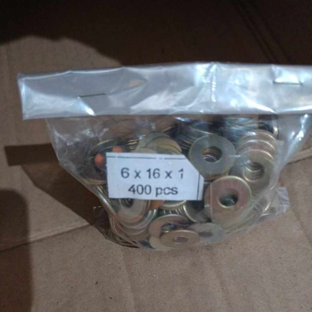 { ISI 400 } RING PLAT 6 X 16 RING PLAT M6 X 16MM