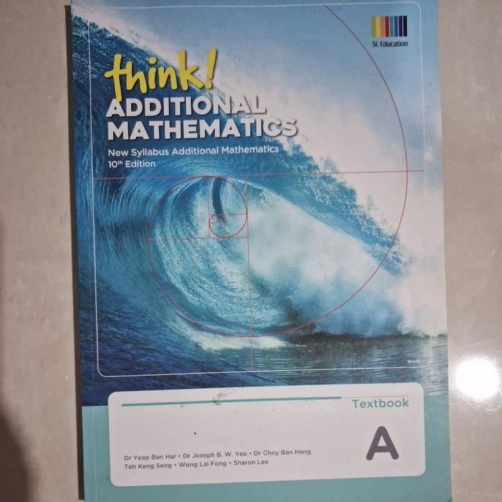 think additional mathematics 10th edition