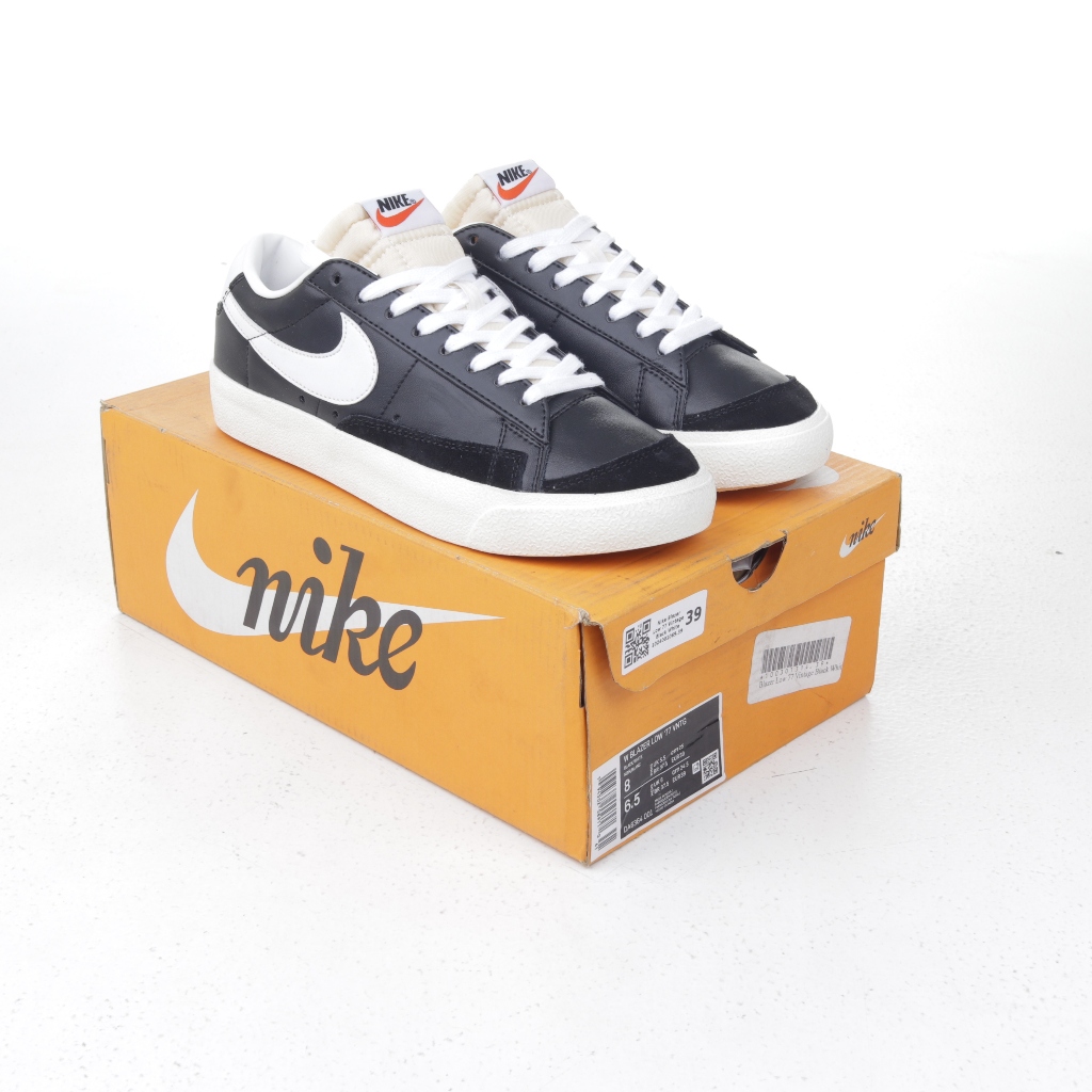 Nike Blazer Low 77 Vintage Black White