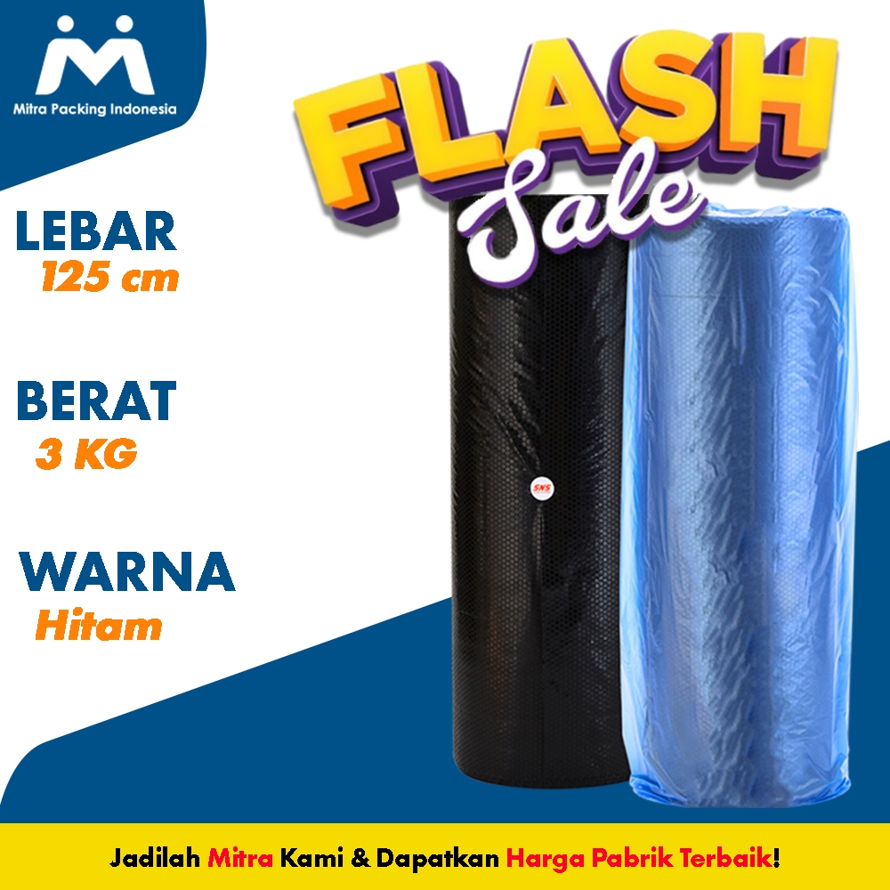 

Bubble Wrap 3 KG Hitam/Putih Khusus Sameday / Instant MITRA PACKING INDONESIA