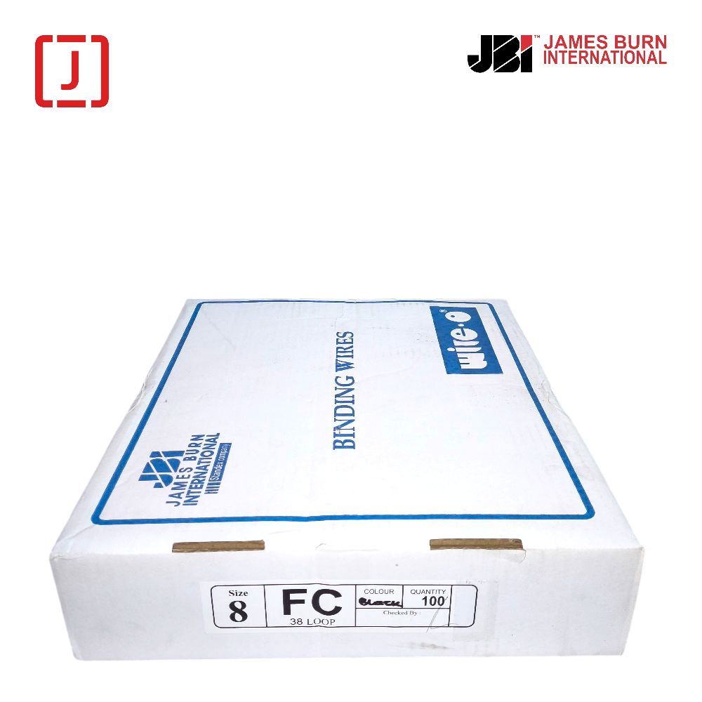 

Spiral Kawat F4 3:1 No. 8 (1/2") JBI - Hitam (Box Isi 100 Batang)