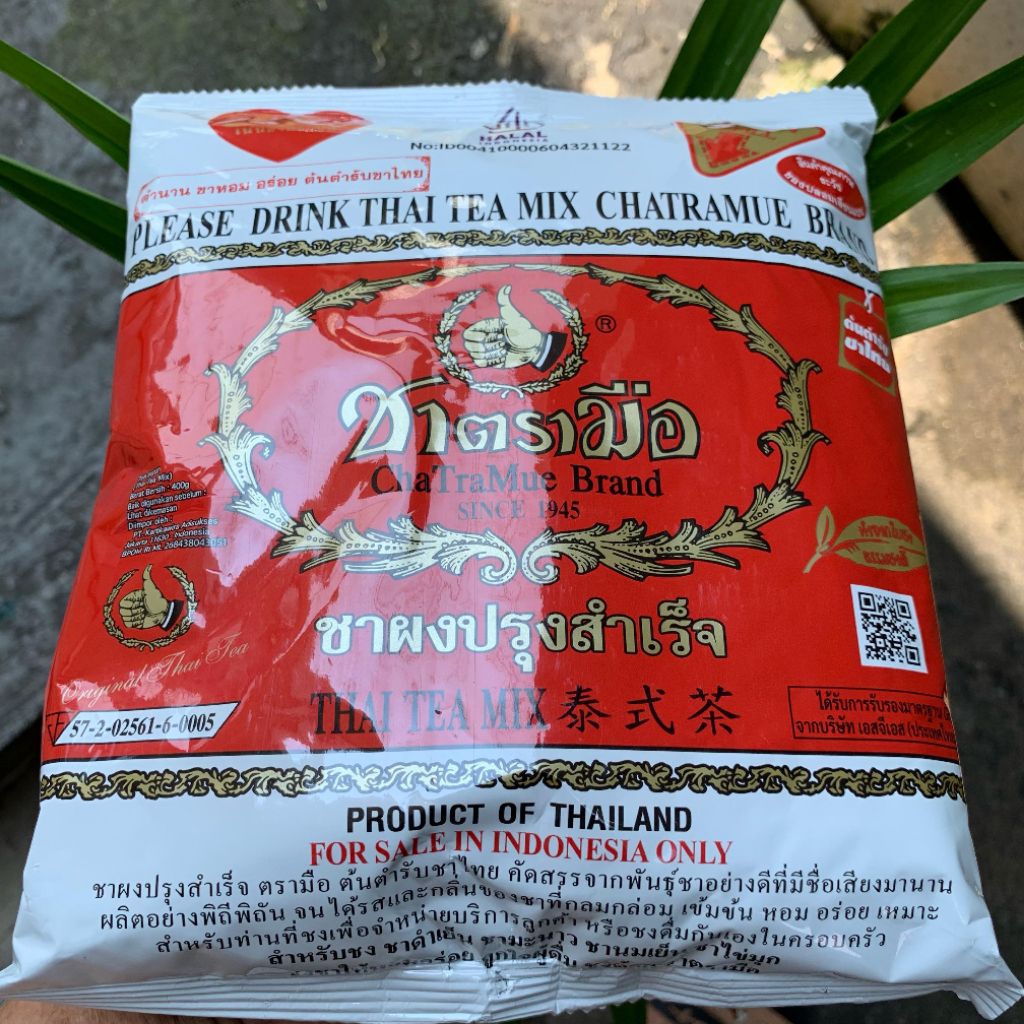 

Chatramue Thai Tea Mix Teh Thailand Merah 400gr | CHATRAMUE THAI TEA
