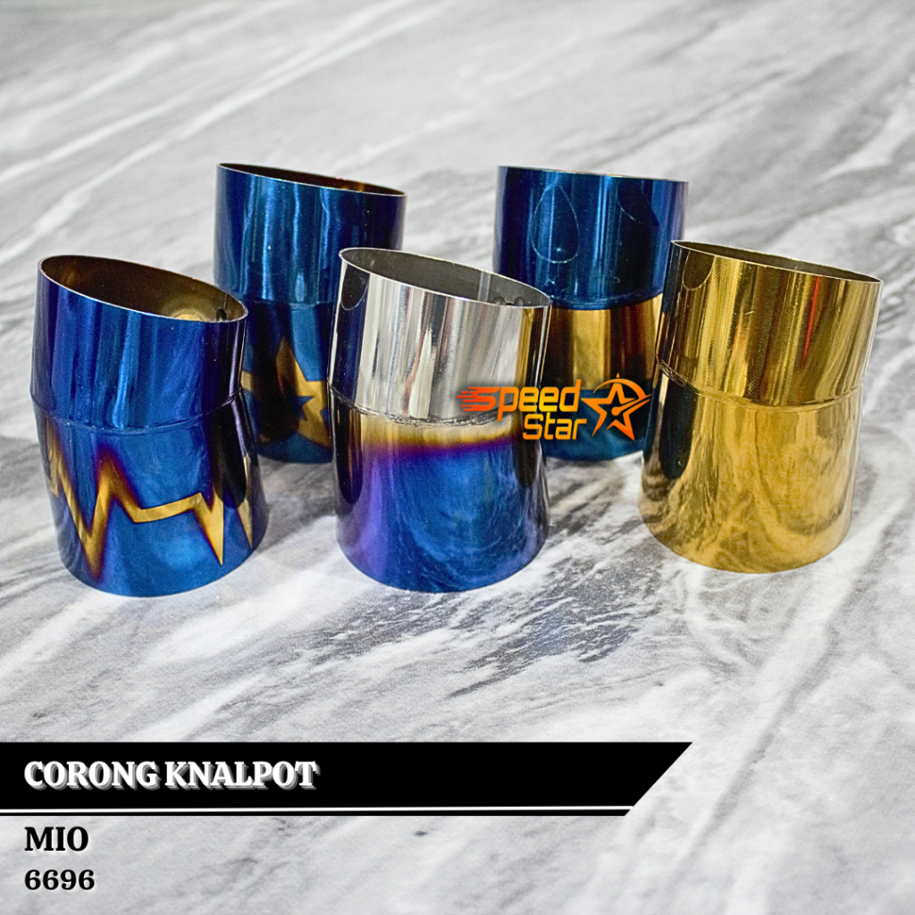CORONG KNALPOT TWO TONE MIO J-MIO SOUL GT-MIO M3-MIO SPORTY- DLL UNIVERSAL MOTOR