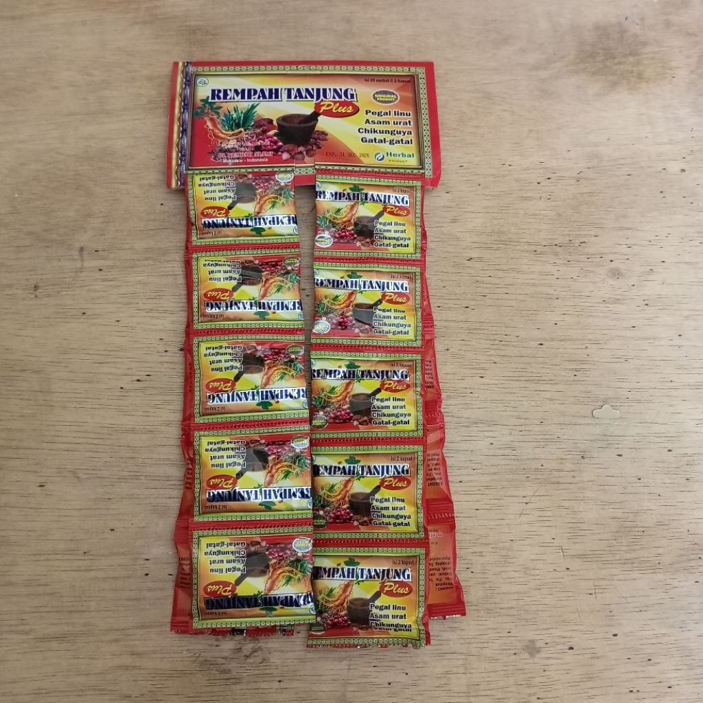 

jamu tradisional rempah tanjung isi 20 sachet