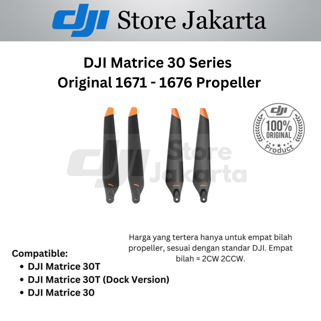Baling-Baling Propeller DJI Matrice 30T DJI Matrice 30 1671 Propeller DJI Matrice 30T (Dock Version)