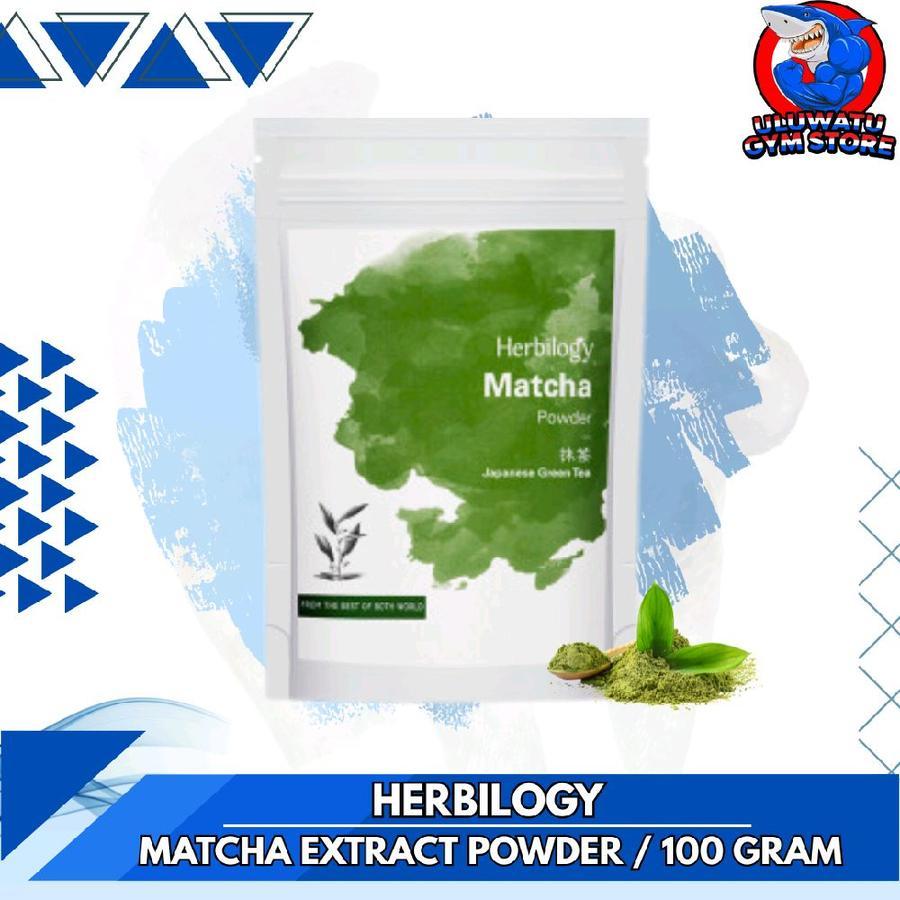 

Premium MATCHA Powder Extract High Quality by Herbilogy Bubuk Matcha Super Antioxidant - 100gr