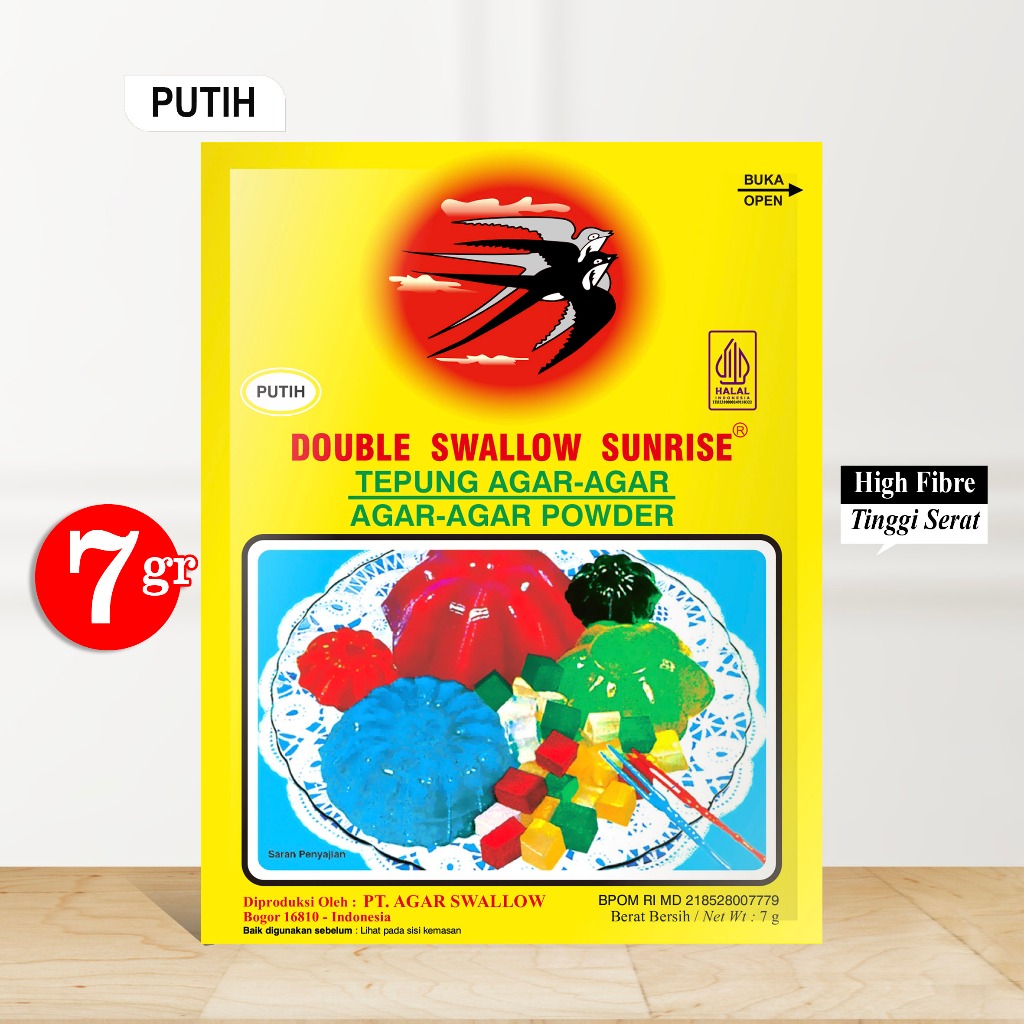 

AGAR SWALLOW SUNRISE 7 gr/pcs