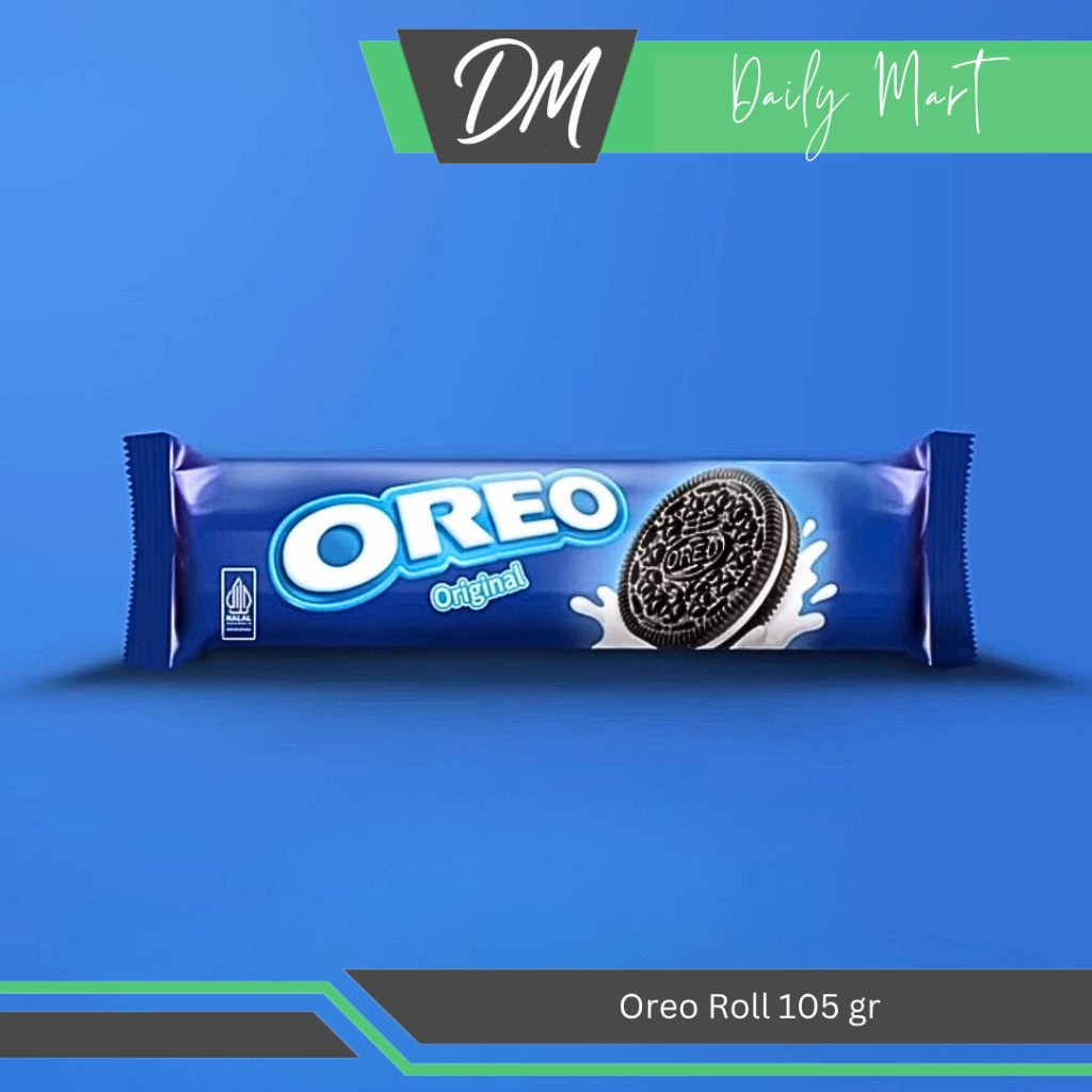 

Oreo Roll 110,4gr Rasa Original - Biskuit Dengan Selai Vanilla Enak Murah Bergizi Original