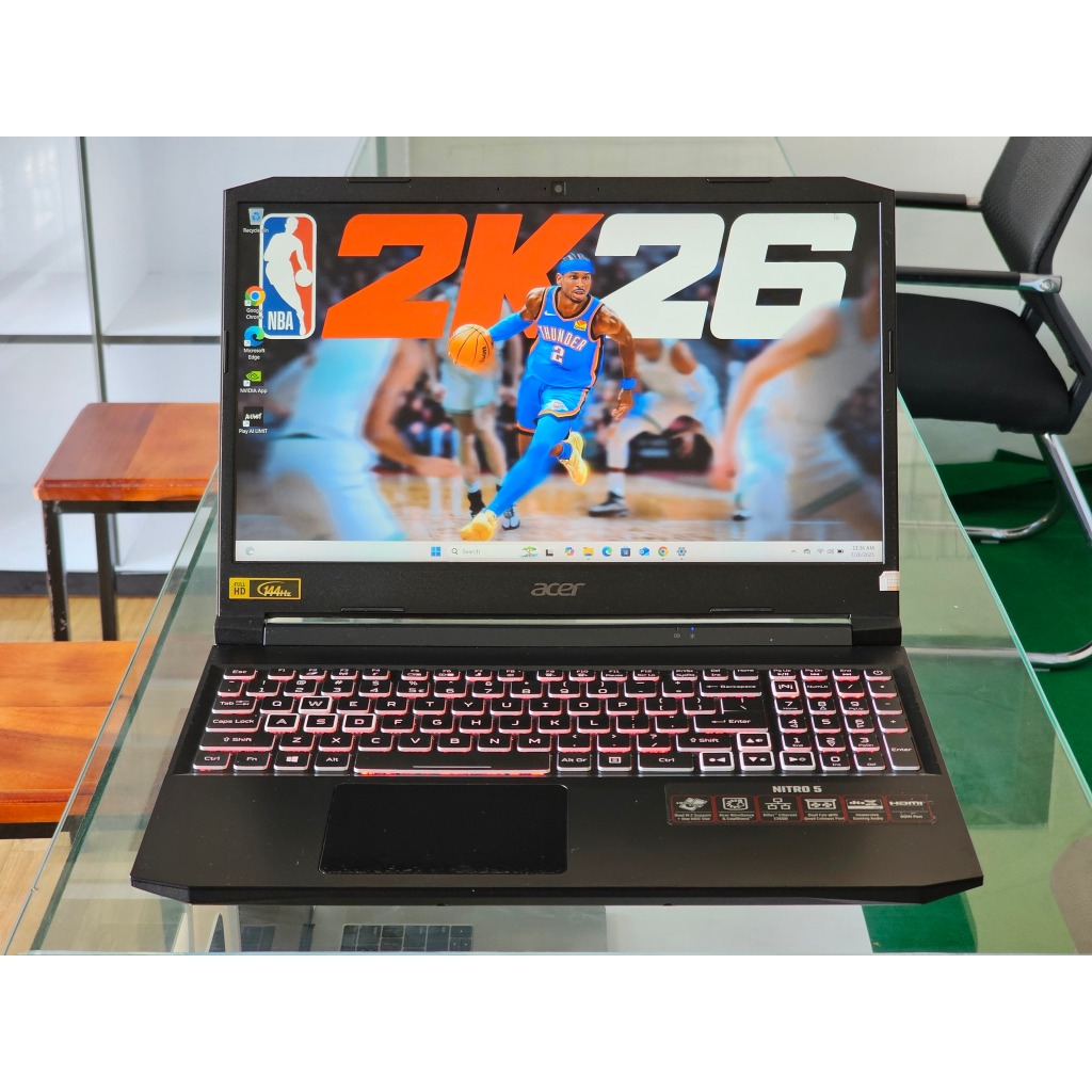ACER Nitro 5 AN515 45 AMD Ryzen 7 5000 Series Ram 16 GB Nvidia RTX 3060 144 Hz Minus