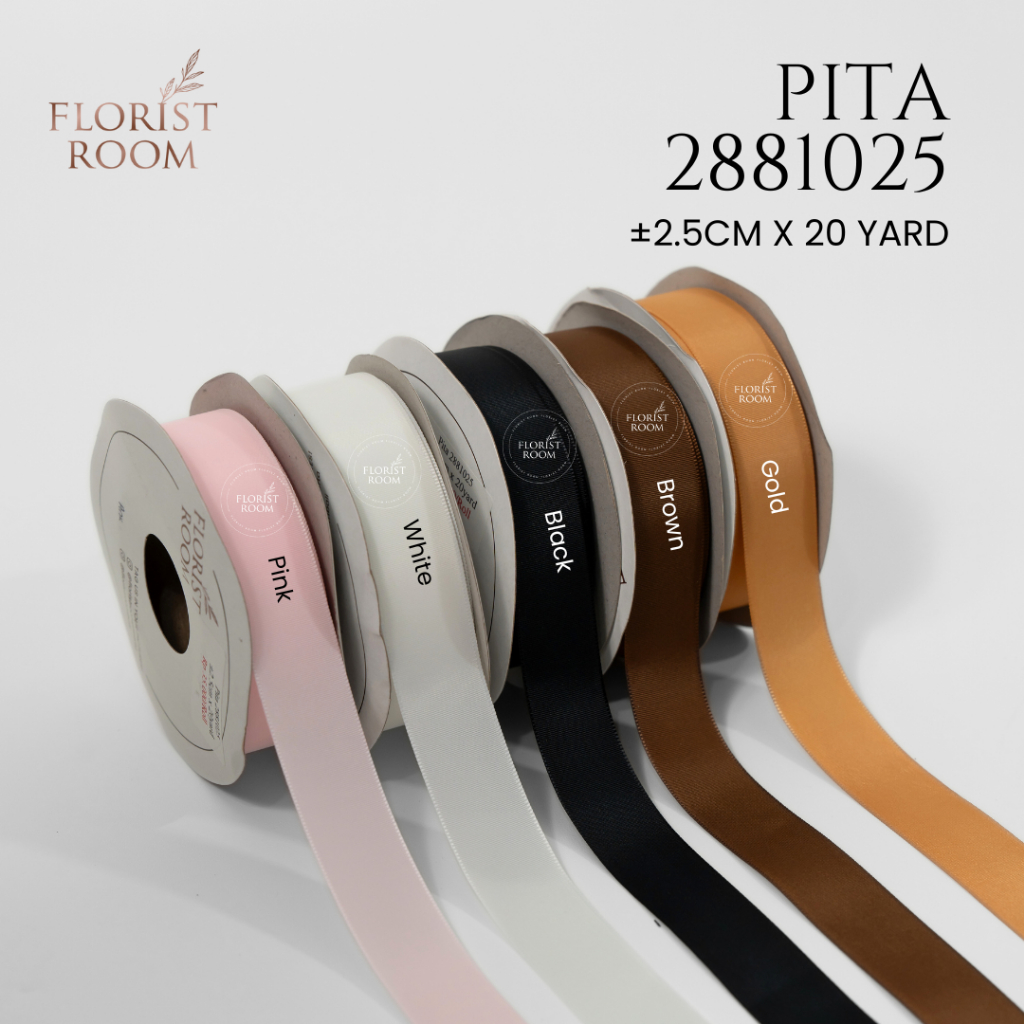 

Pita 2881025 ±2.5cm x 20yard - Ribbon - Wedding - Hampers - Gift