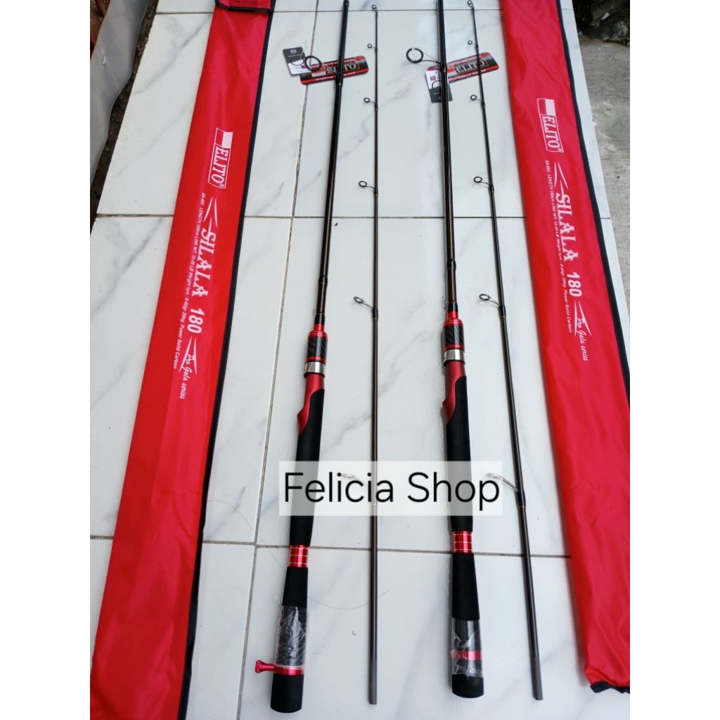 Fishing Rod Joran Stick Katrol Pancing Elito Silala Pro Galatama Series 602 165 180 15 17 20 Lb Ring