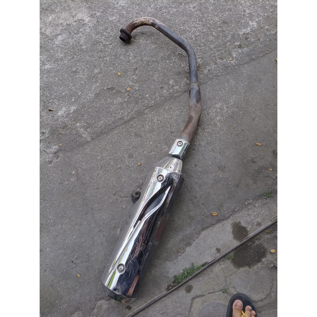 KNALPOT TIGER REVO ORIGINAL COPOTAN TAHUN MUDA ( ORIGINAL SECOND)