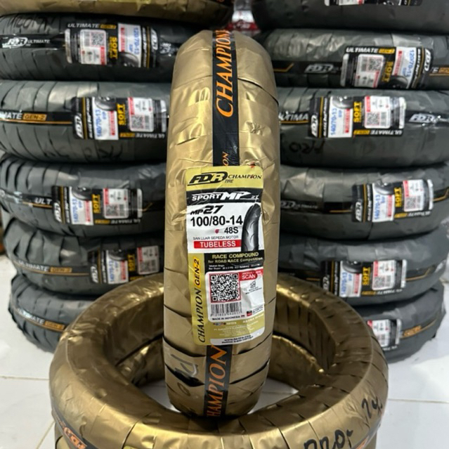 Ban FDR 100/80-14 MP27 Tubeless