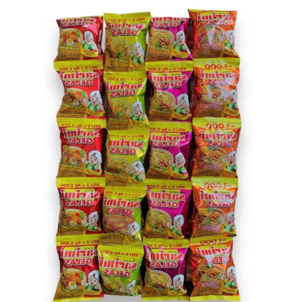 

Sarimi Gelas Renceng ( 1 Renceng Isi 10 Pcs)