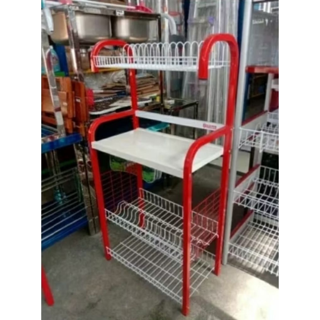 Rak Piring Master R04P Merah