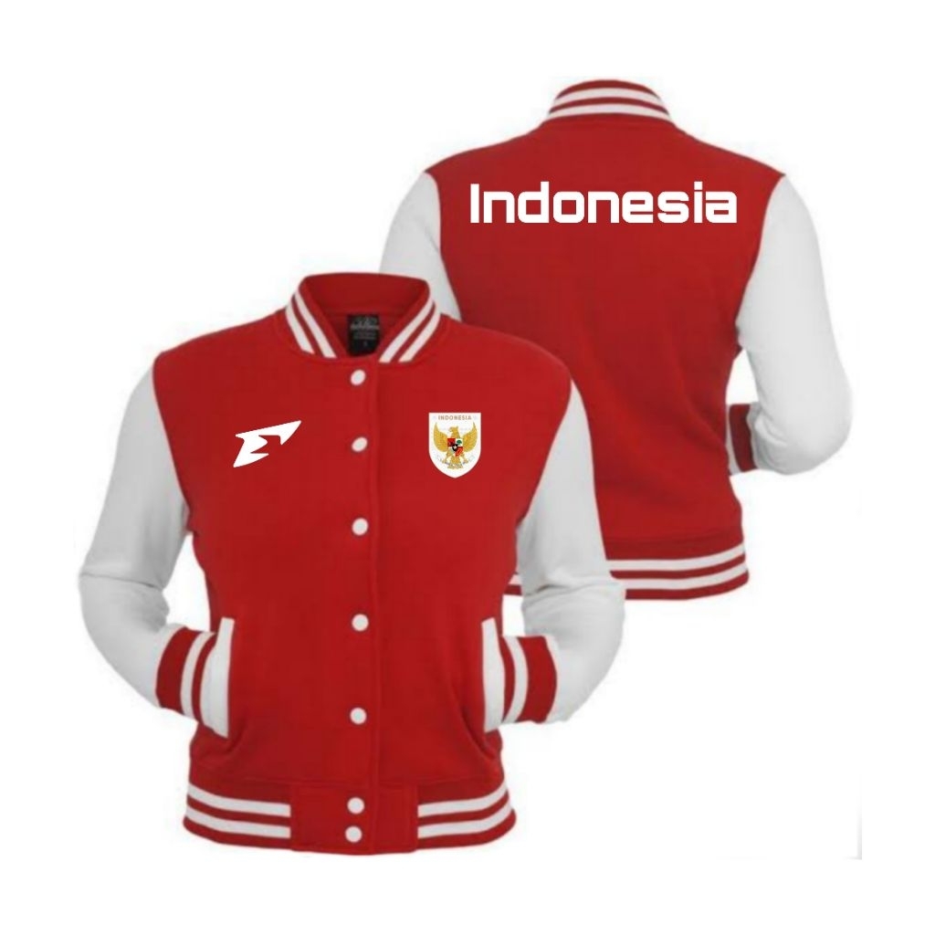 jaket timnas Indonesia erspo Merah putih terbaru