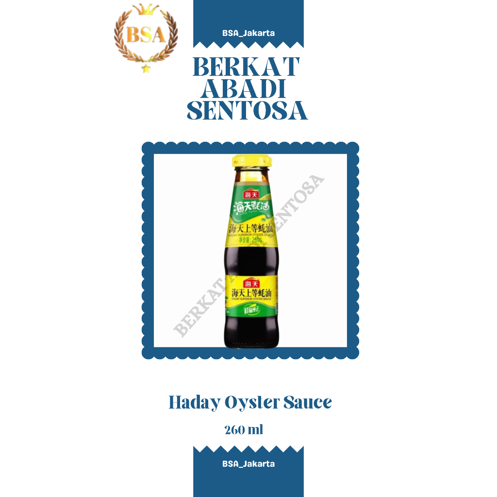 

Haday Oyster Sauce (260 ml)