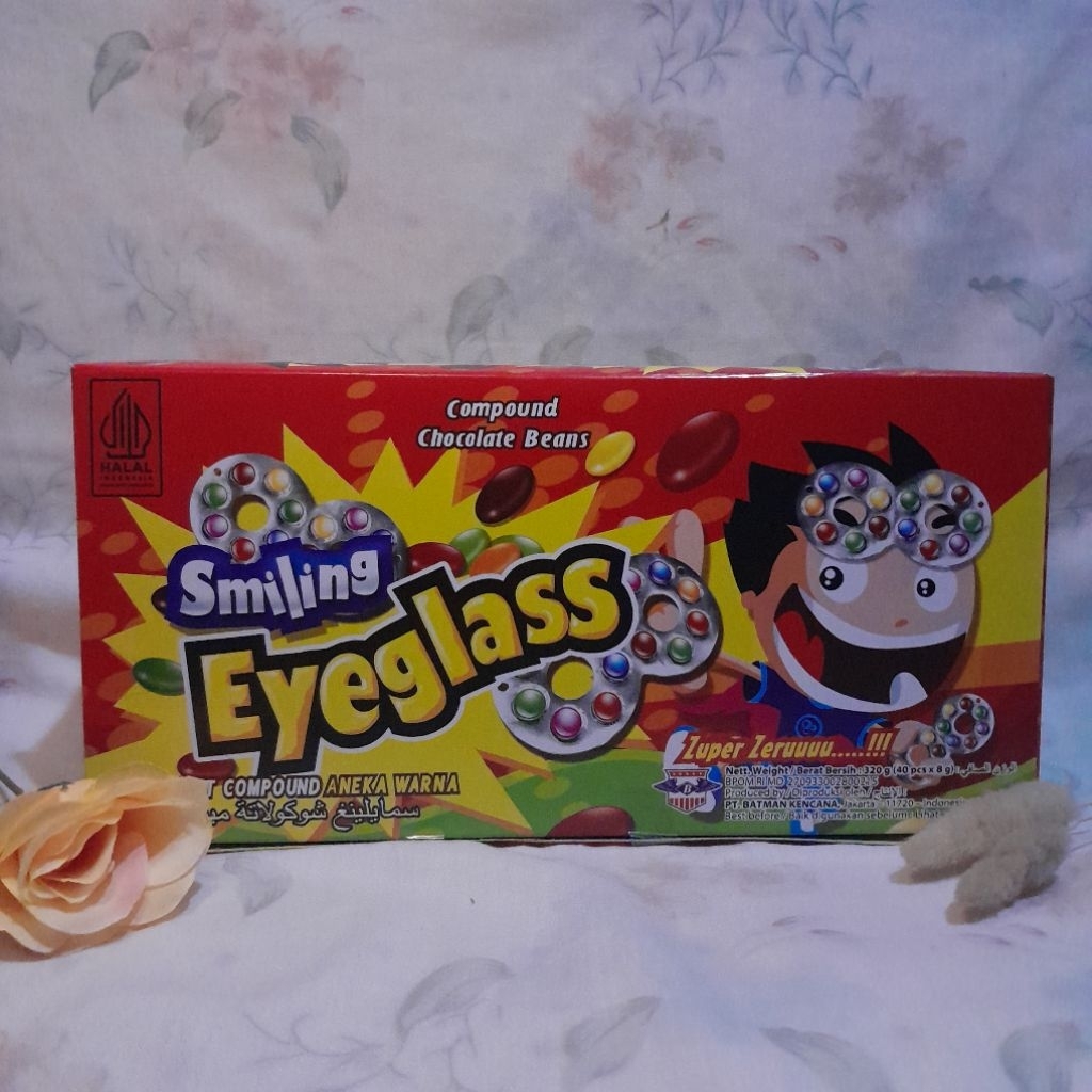 

SMILING KACAMATA EYEGLASS / COKLAT KACAMATA / 40 PCS × 8 GRAM