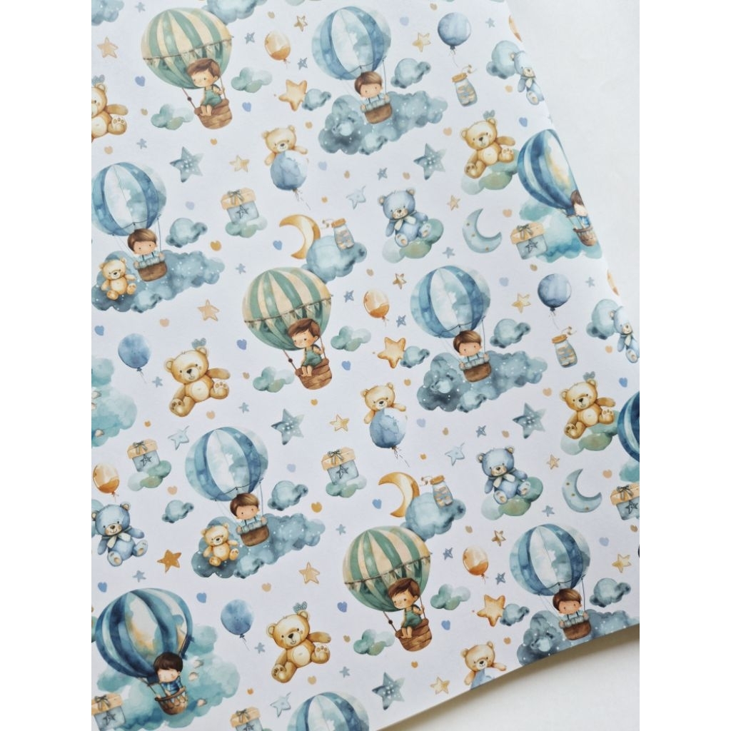 

Kertas Kado WELCOME BABY BORN Sansan Wawa