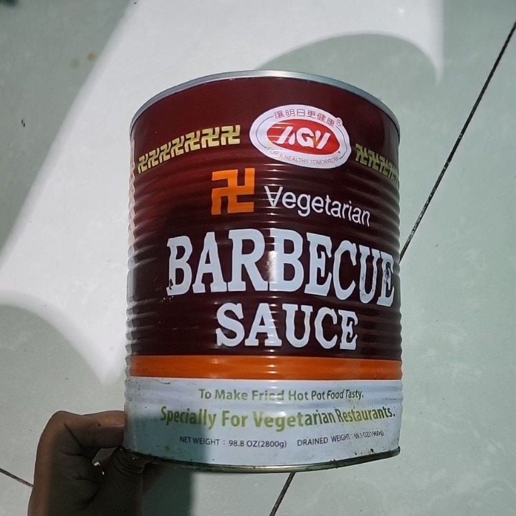 

AGV VEGETARIAN BBQ SAUCE 2800g SEDIKIT PENYOK KALENG