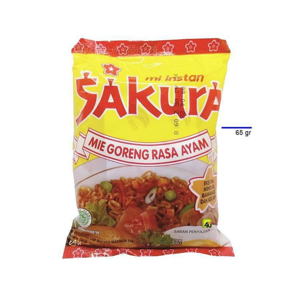 

Sakura Mie Instant Ayam Bawang Pcs 60 gr