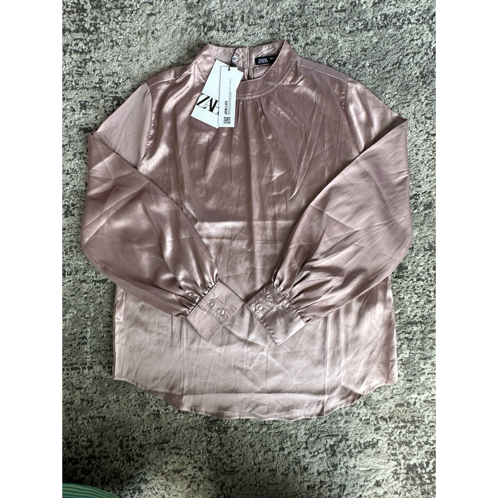kemeja shanghai satin zara original