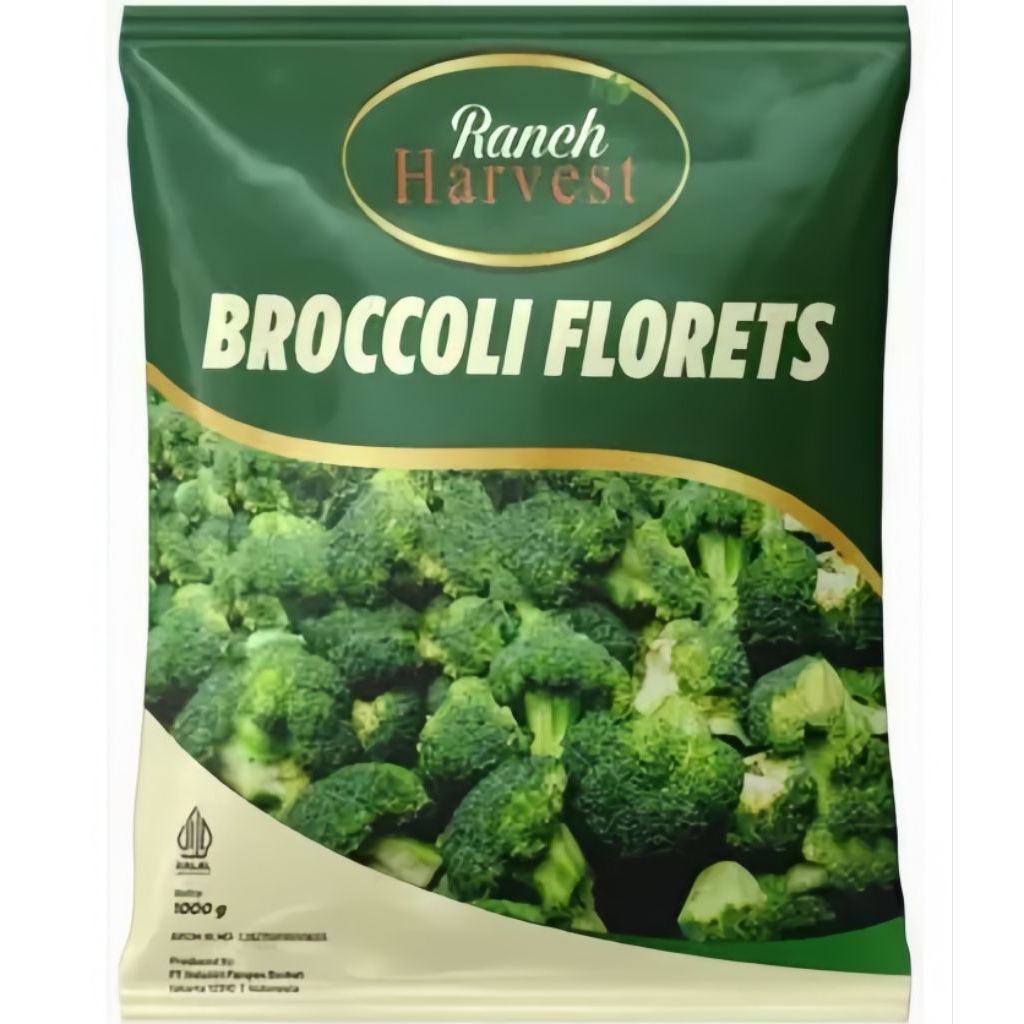 

Broccoli Florets Frozen | Brokoli Potong Beku Frozen 1 Kg Ranch Harvest