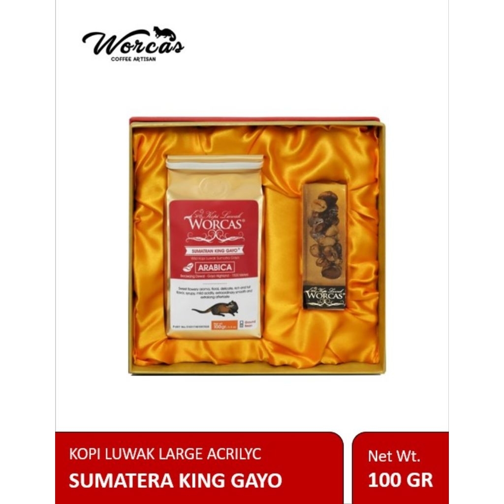 

Kopi Luwak Murni Arabica Large Box akrilik 100gr