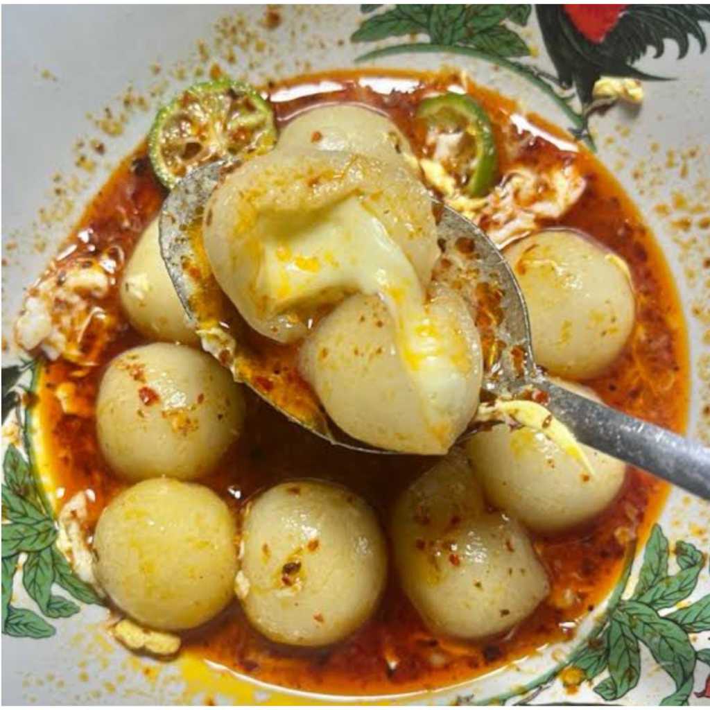 

BASO ACI KEJU MOZARELLA | CHILI OIL | Baso aci Mozarella Jumbo | Ayam Suir Jumbo | Makanan Instan