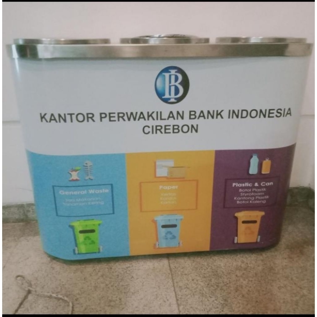 Tempat sampah 3 in 1 steinles