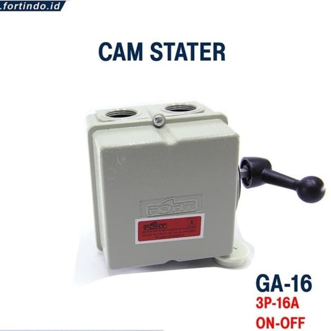 Cam Switch GA 16 3 Pole 16A Ohm Saklar Stater Dol FORT