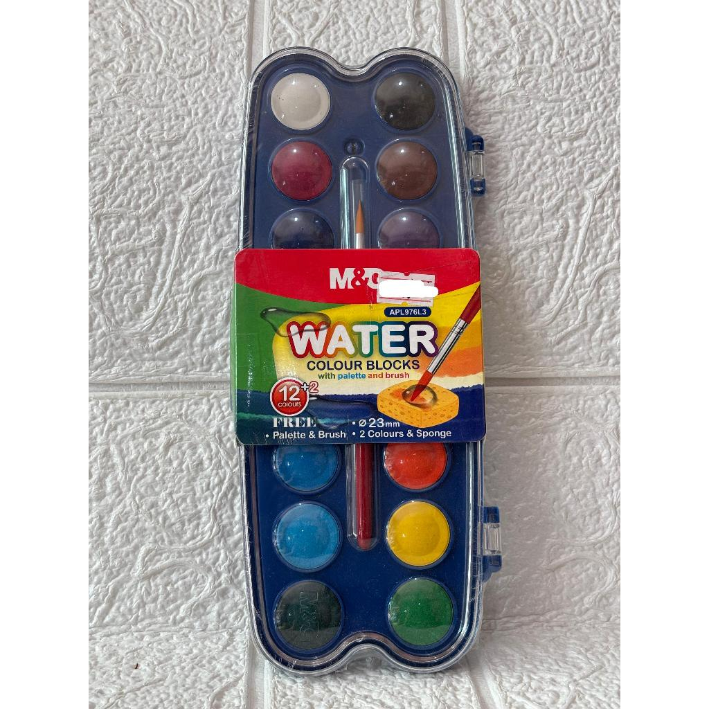 

Cat Air / Water Colour Blocks M&G 12+2 Warna