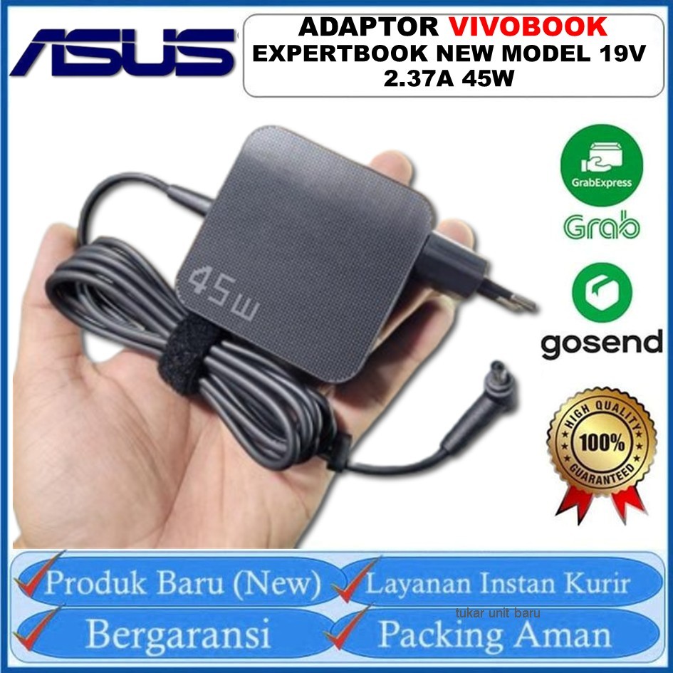ORI ADAPTOR CHARGER ASUS VIVOBOOK EXPERTBOOK NEW MODEL 19V 2.37A 45W
