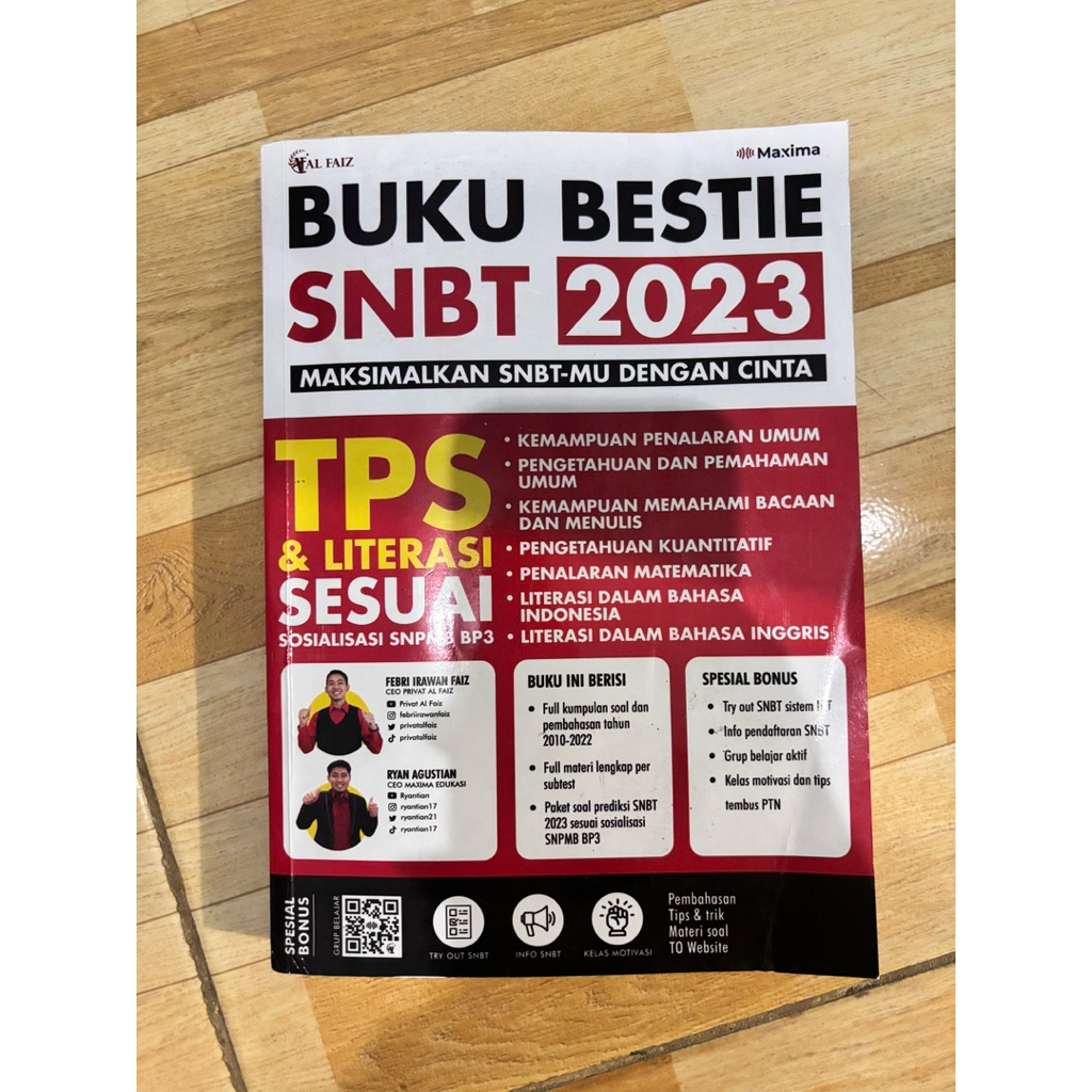 preloved buku bestie UTBK SNBT 2023 TPS dan Literasi