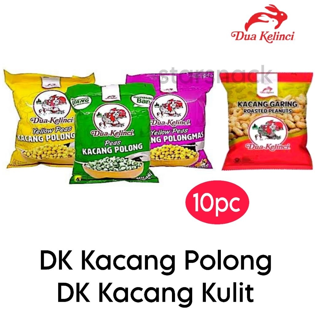

Kacang Kulit Garing polong mas Dua Kelinci isi 10pc