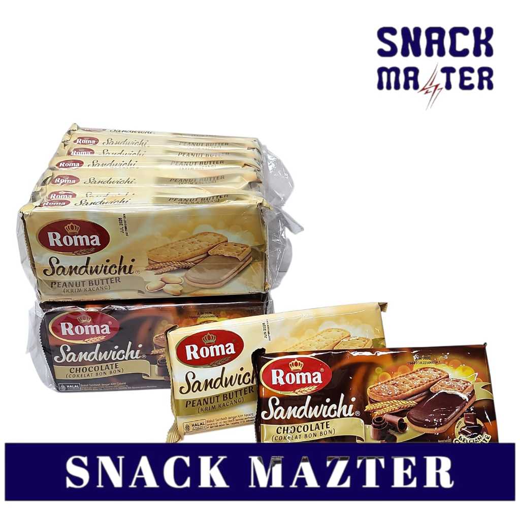 

Roma Biskuit Sandwich BAG - Netto 157 gr x 7 pack