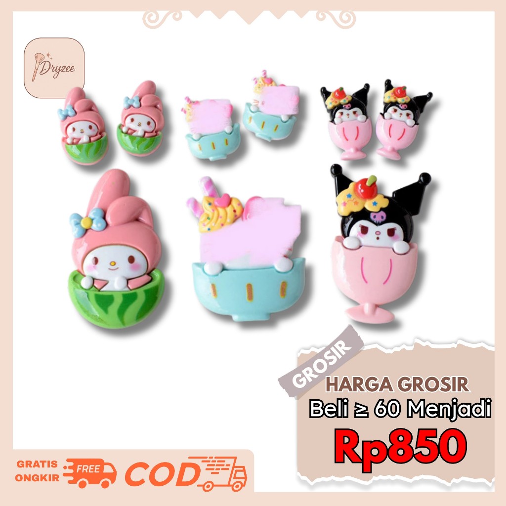 

Stiker 3D DIY Ice Cream Lucu Untuk Case HP Botol Cocok Untuk Souvenir Hadiah Aksesoris DIY Cute