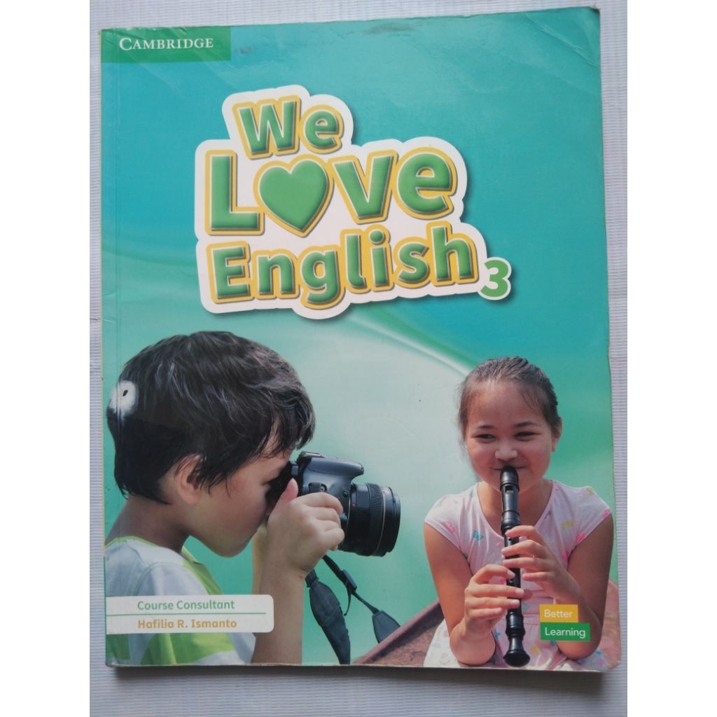 Buku SD kelas 3 Import WE LOVE ENGLISH 3 Student Book