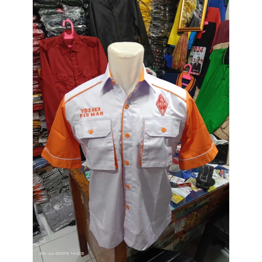 KEMEJA ORARI/SERAGAM ORARI/RADIO REPUBLIK INDONESIA